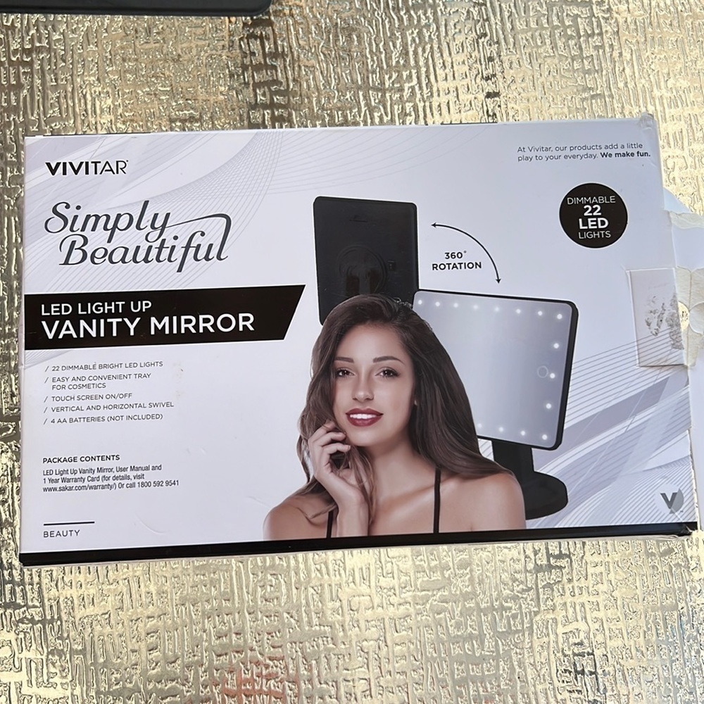 Led light up mirror